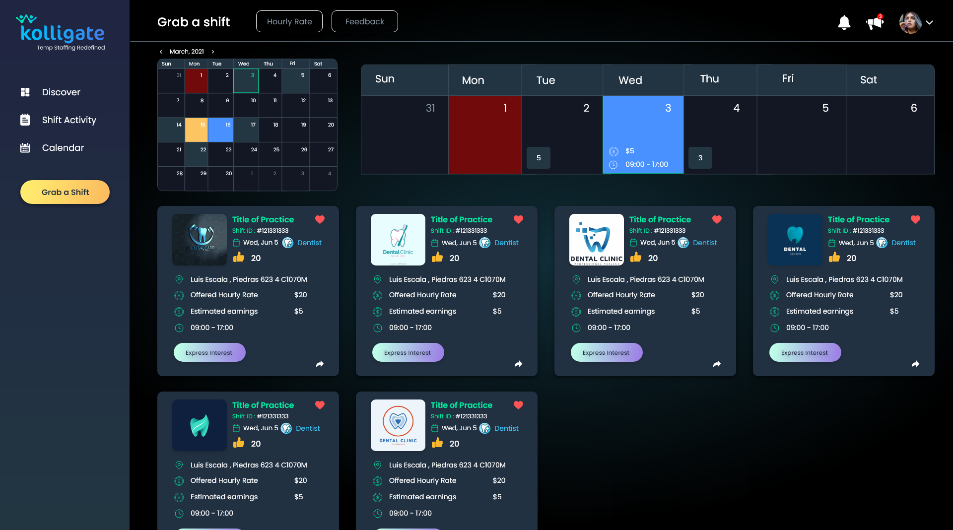 Job Seeker's profile